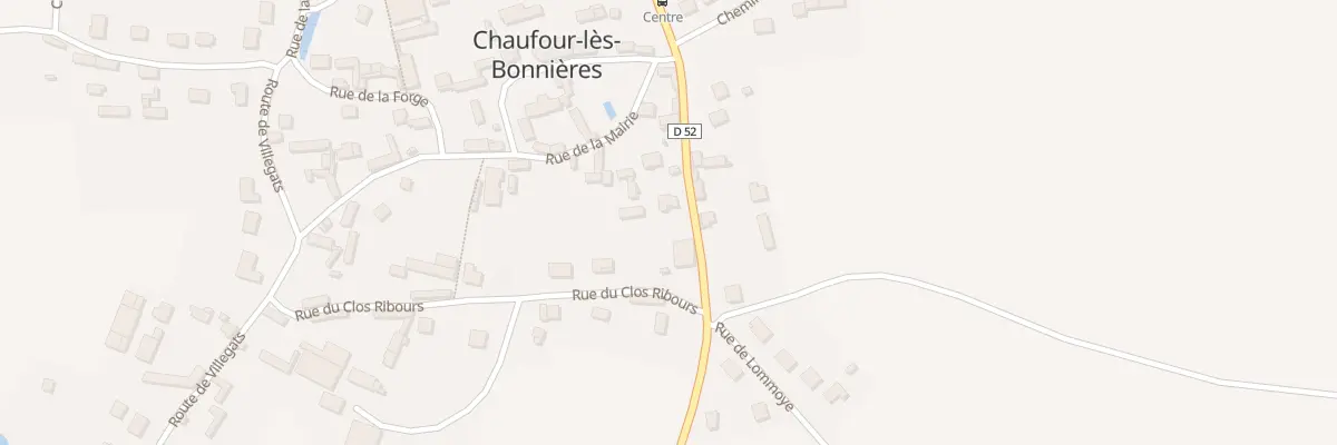 Plan du 20 Rte de Cravent à Chaufour-lès-Bonnières