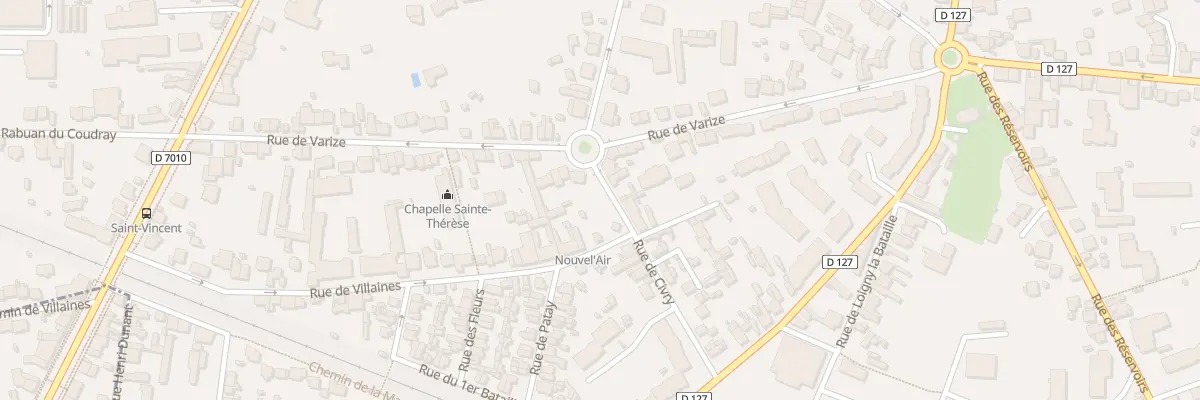 Plan du 2A Rue de Villaines à Chartres