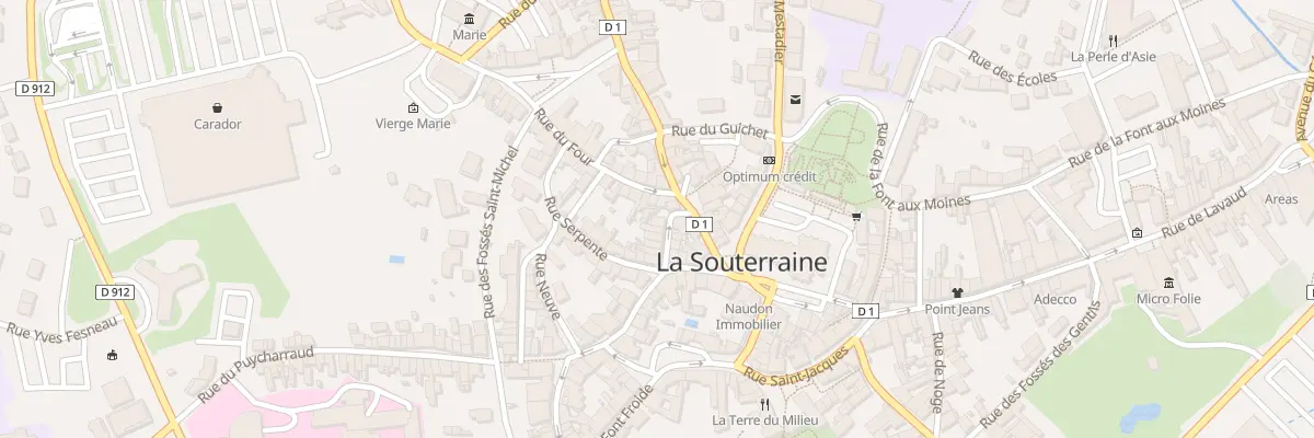 Plan du 13 Rue des Toiles à La Souterraine