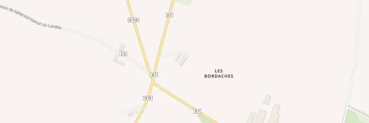 Plan du 5019 Les Bordaches à Frédille