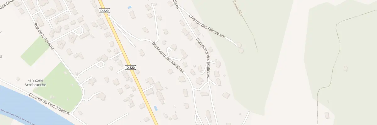 Plan du 13 Bd des Molières à Souillac