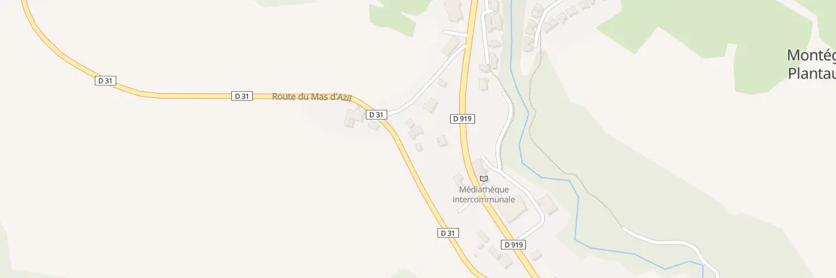 Plan du 5001 Loucasse à Montégut-Plantaurel