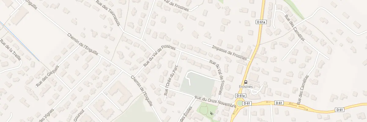 Plan du 10 Rue du Val de Frosines à Saint-Geniès-Bellevue