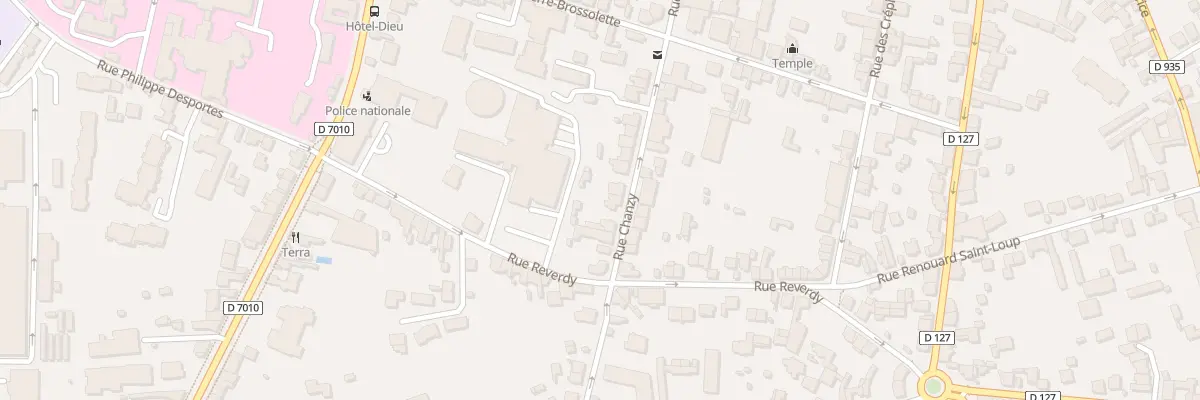 Plan du 46 Rue Chanzy à Chartres