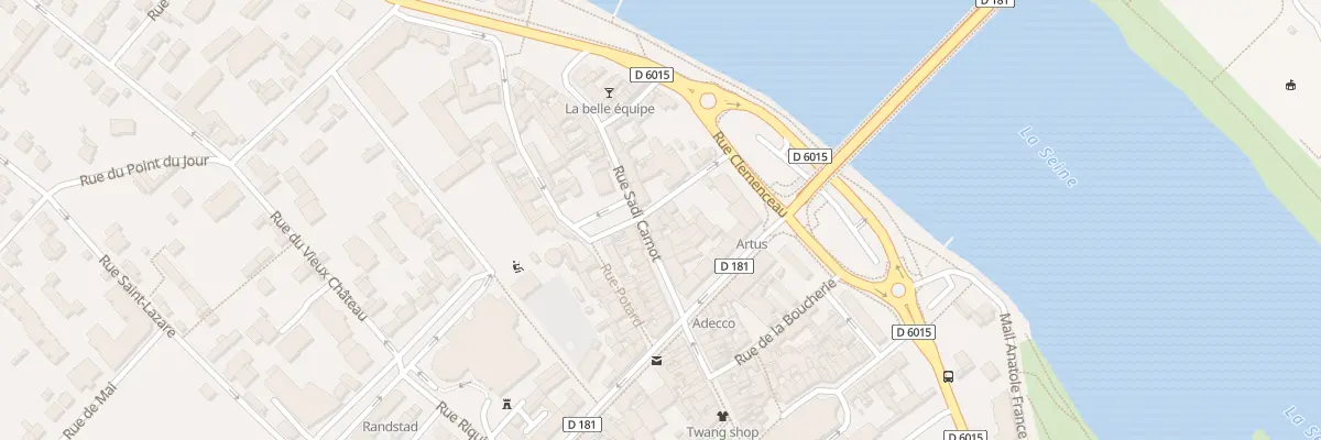 Plan du 92 Rue Carnot à Vernon