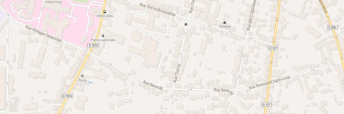 Plan du 42 Rue Chanzy à Chartres