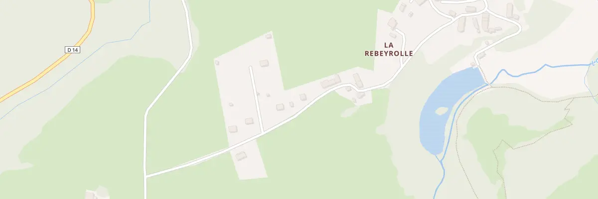 Plan du 24 La Rebeyrolle à Saint-Agnant-de-Versillat
