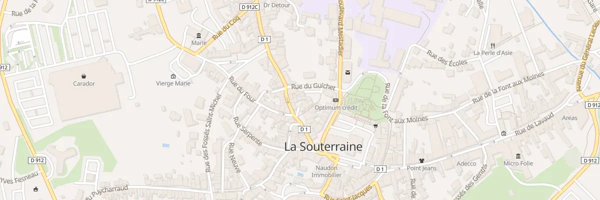 Plan du 10 Pl du Fort à La Souterraine