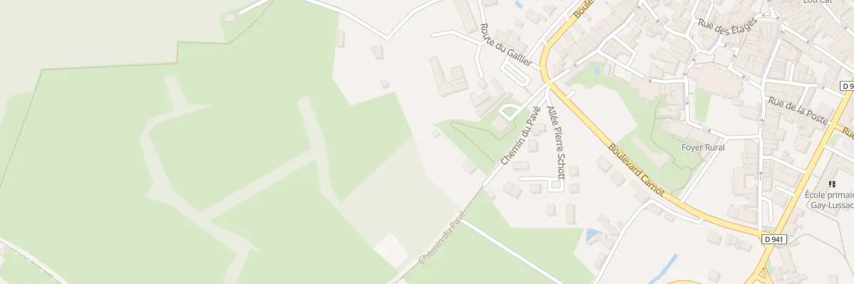 Plan du 9001A Les Recollets à Saint-Léonard-de-Noblat