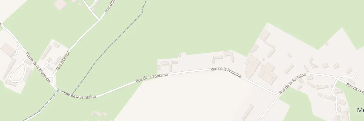 Plan du 14 Rue de la Fontaine à Ménonval
