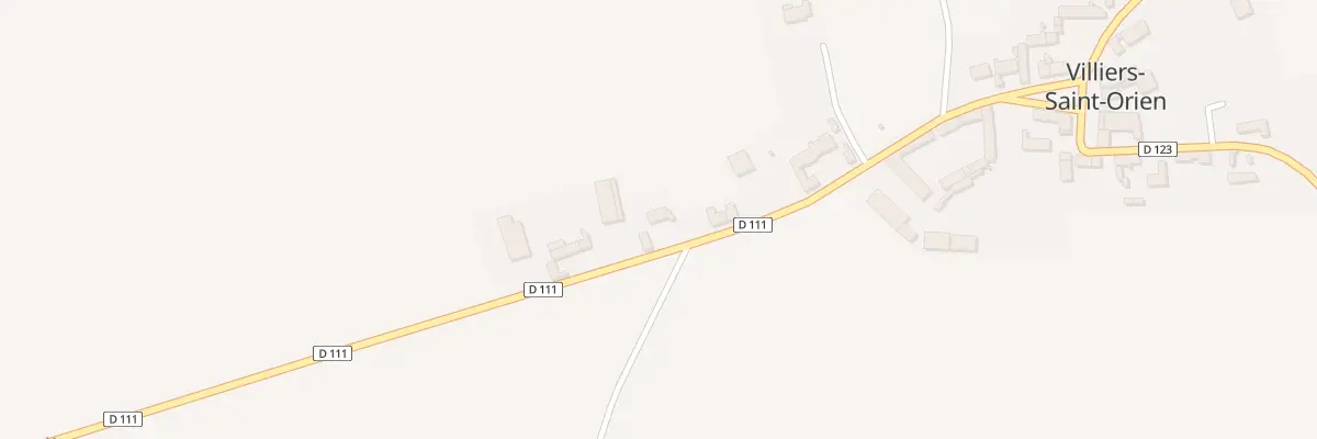 Plan du 14 Rue de la Mairie à Villiers-Saint-Orien