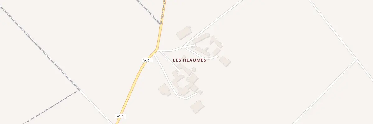 Plan du 3 Les Heaumes à Concriers