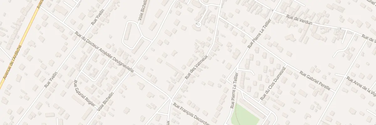 Plan du 38 Rue des Valmeux à Vernon