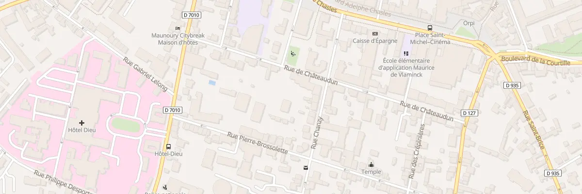 Plan du 35 Rue de Chateaudun à Chartres