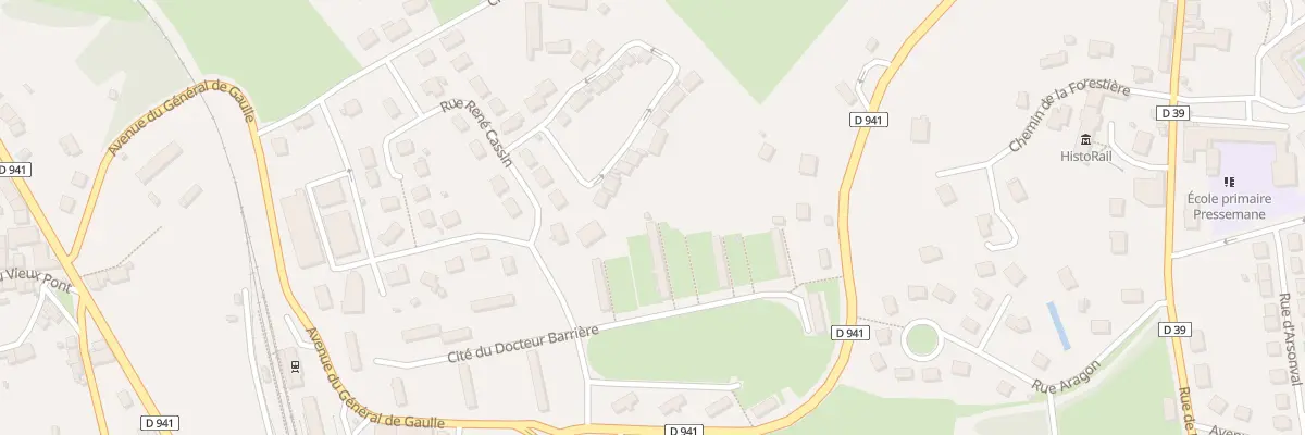 Plan du 636 Cité du Docteur Barriere à Saint-Léonard-de-Noblat