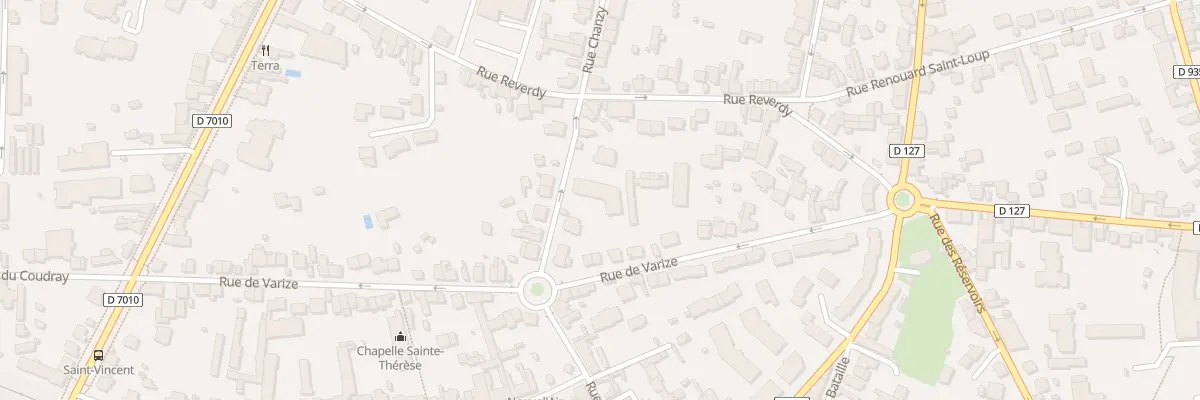 Plan du 53B Rue Chanzy à Chartres