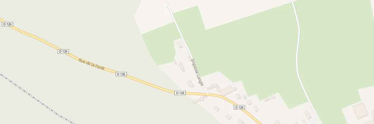 Plan du 2 Imp Langle à Millebosc