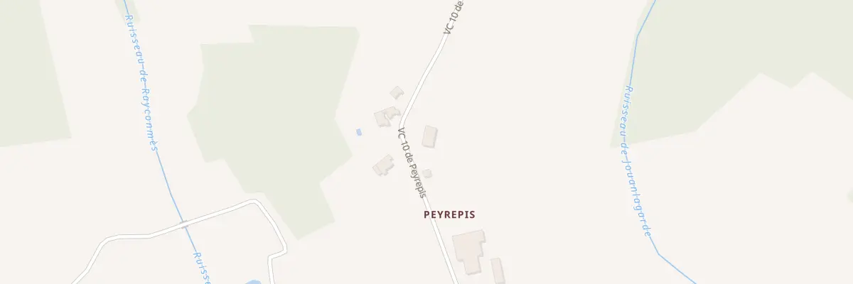 Plan du 5081B Peyrepis à Génébrières