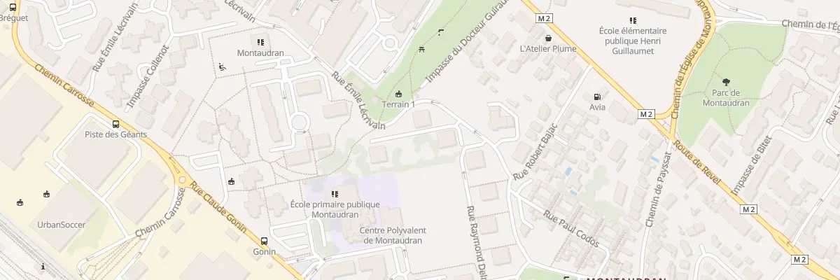 Plan du 1 Imp Robert Castello à Toulouse