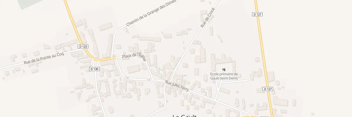 Plan du 3 Rue de Crocé au Gault-Saint-Denis