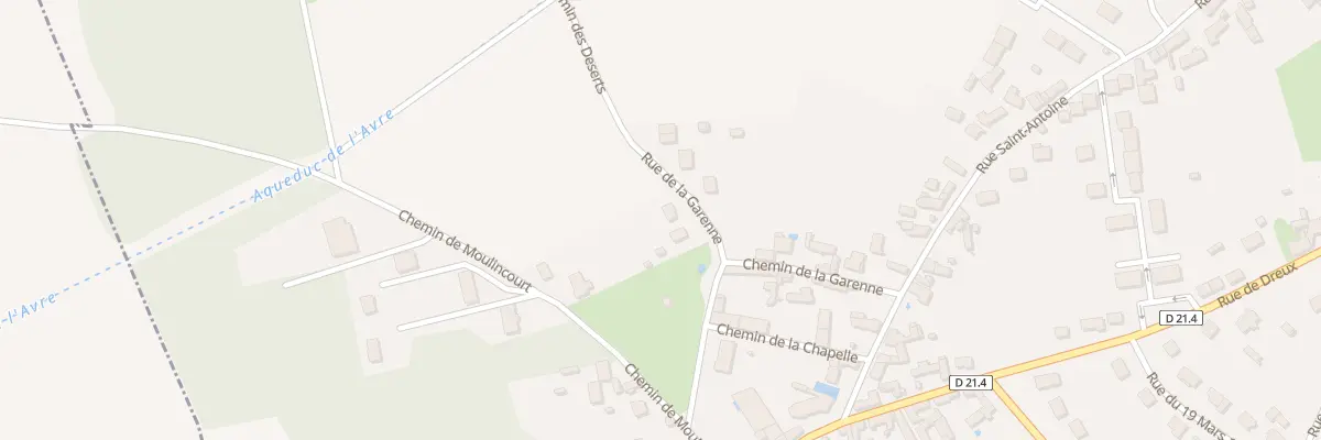 Plan du 3 Rue de la Garenne à Bû