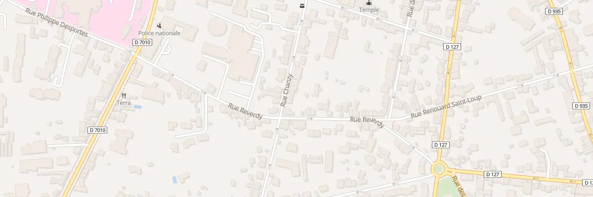 Plan du 45 Rue Chanzy à Chartres