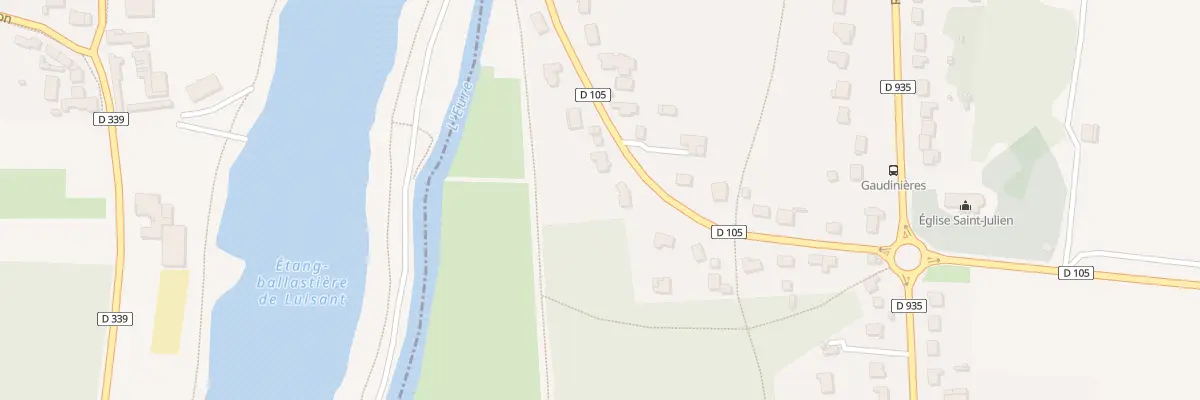 Plan du 68 Rue des Gaudinieres au Coudray
