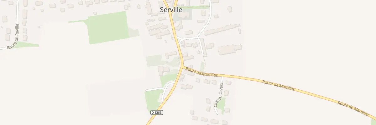 Plan du 8 Gr Gde Rue à Serville