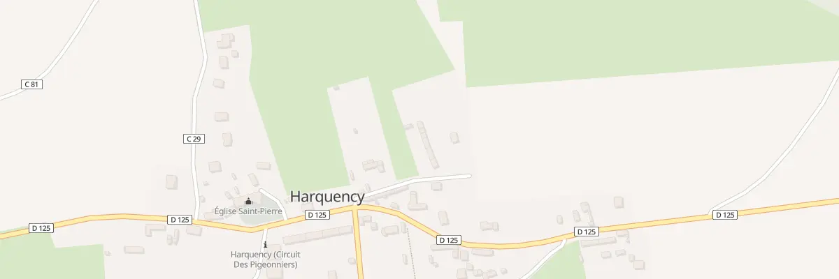 Plan du 1 Rue Saint Pierre à Harquency