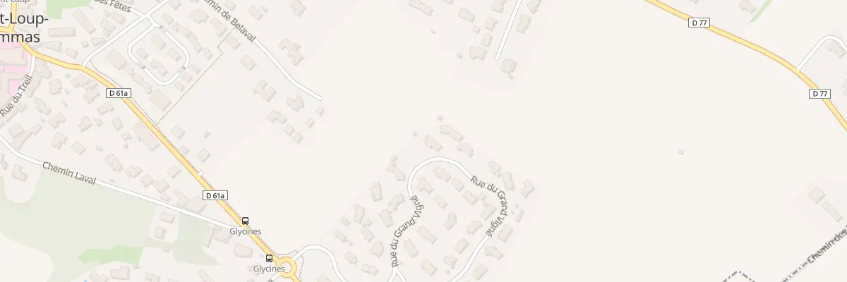 Plan du 38 Rue du Grand Vigne à Saint-Loup-Cammas