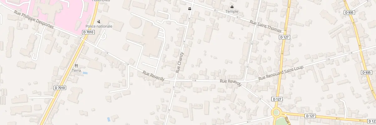 Plan du 41 Rue Chanzy à Chartres
