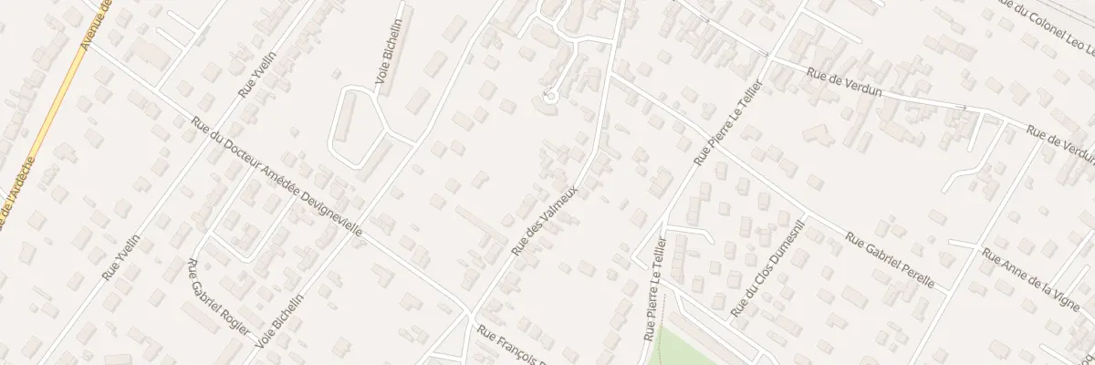 Plan du 32 Rue des Valmeux à Vernon