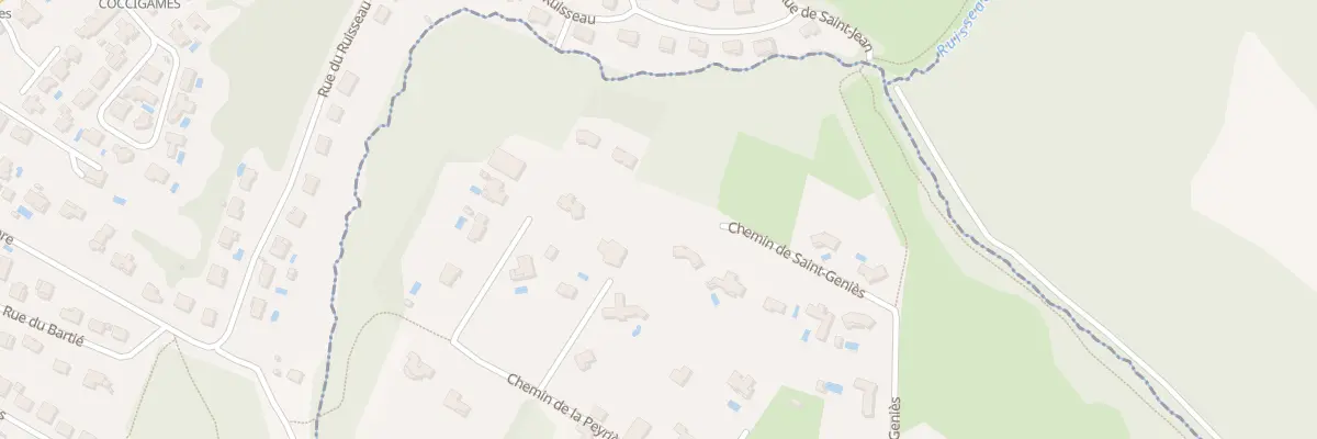 Plan du 17 Che de Saint-Geniès à Saint-Jean