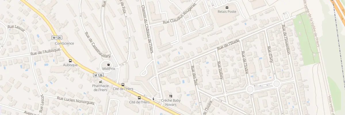 Plan du 11 Rue de l’Iliade à Toulouse