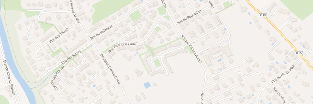 Plan du 23 Rue du Couserans à Auterive
