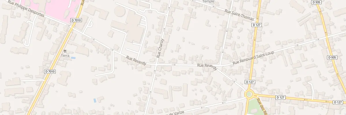 Plan du 54 Rue de Reverdy à Chartres