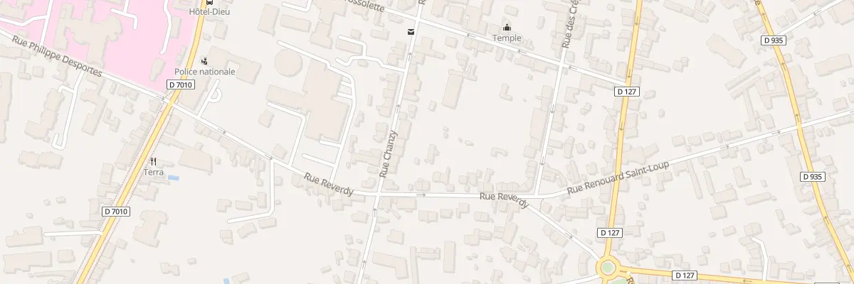 Plan du 35 Rue Chanzy à Chartres