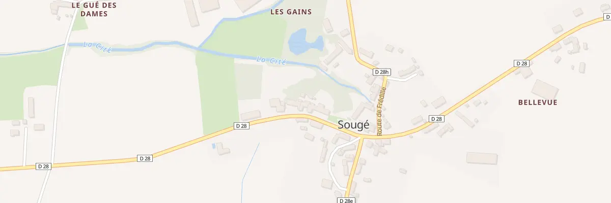 Plan du 6 Rte d’Argy à Sougé