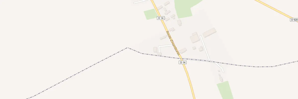 Plan du 12 Rte d’Hambures à Smermesnil