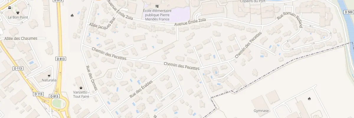 Plan du 12 Che de Pecettes à Ramonville-Saint-Agne