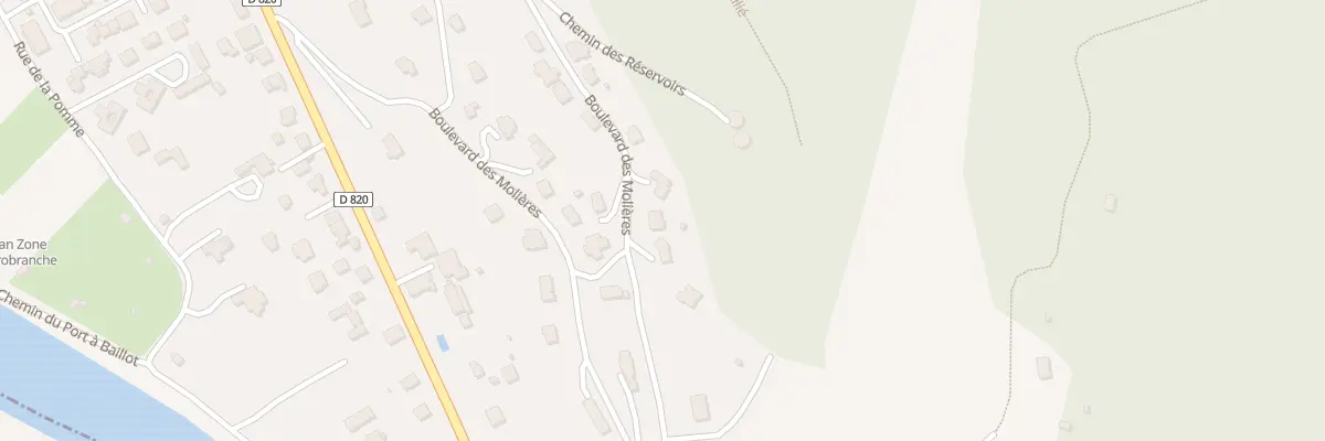 Plan du 36 Bd des Molières à Souillac