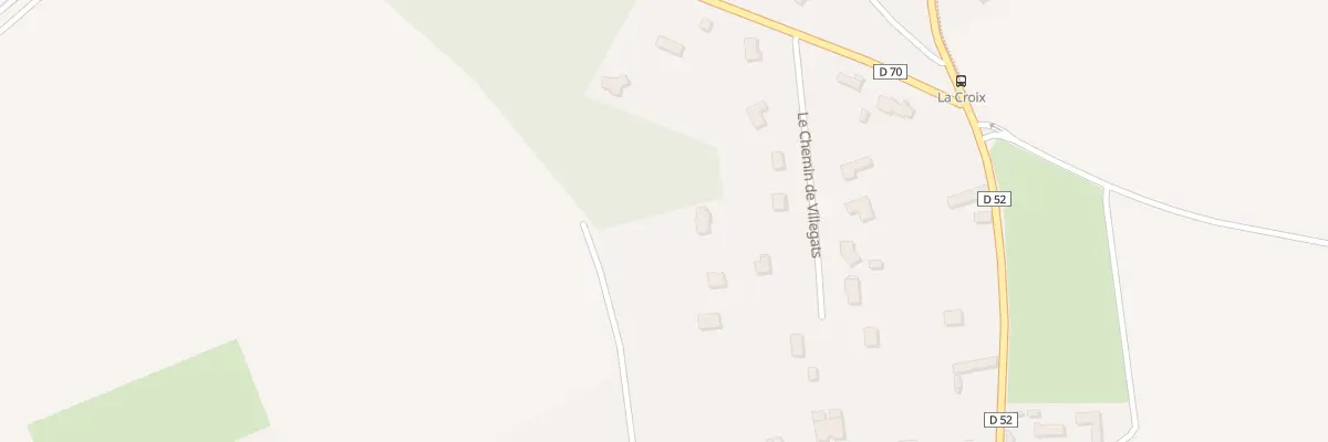Plan du 9B Le Chemin de Villegats à Cravent