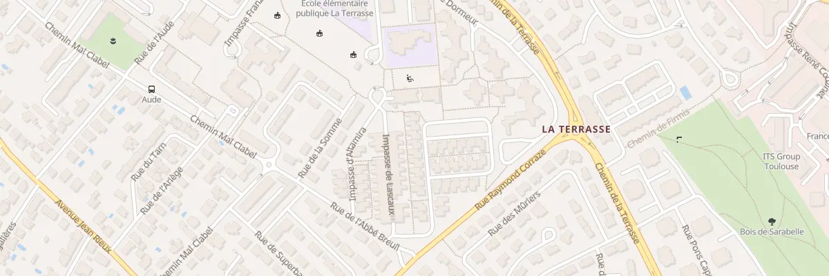 Plan du 17 Imp de Niaux à Toulouse