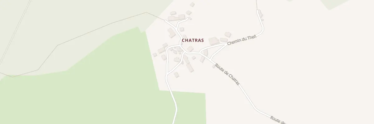 Plan du 5128 Chatras à Estivaux