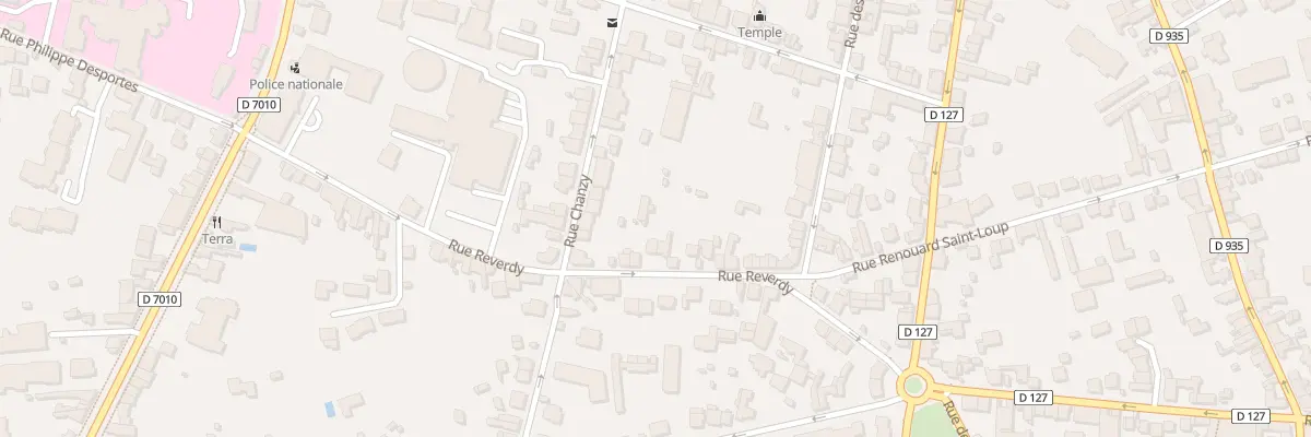 Plan du 50 Rue de Reverdy à Chartres