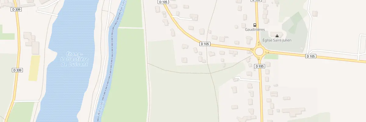 Plan du 74T Les Gaudinieres au Coudray