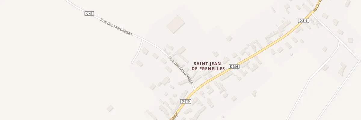 Plan du 4 Les Marolettes à Frenelles-en-Vexin