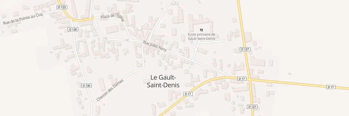 Plan du 16B Rue Jules Ferry au Gault-Saint-Denis