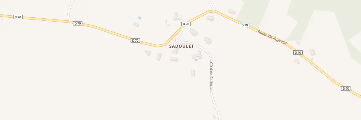 Plan du 46 Sadoulet à Génébrières
