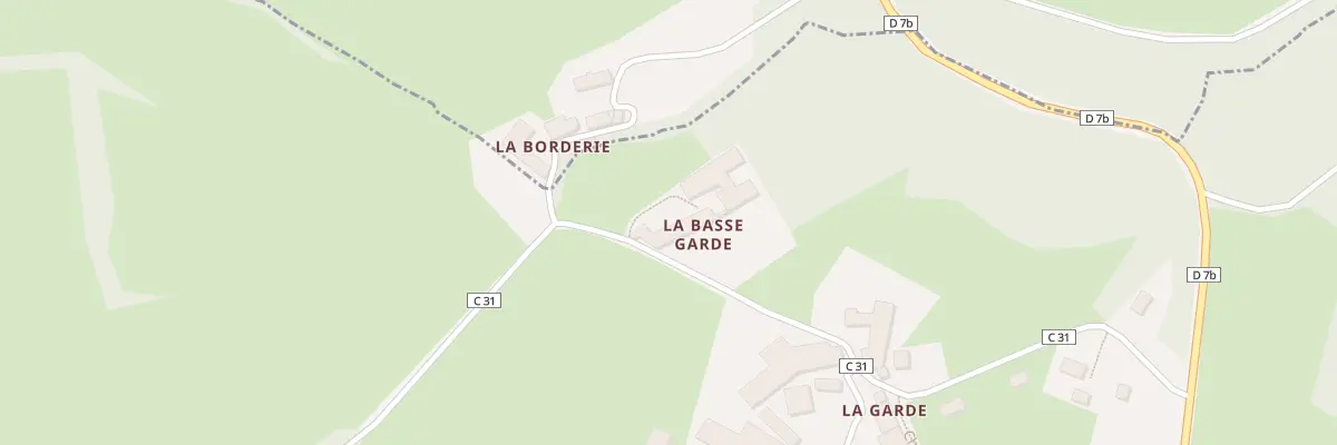 Plan du 12 La Garde à Eybouleuf